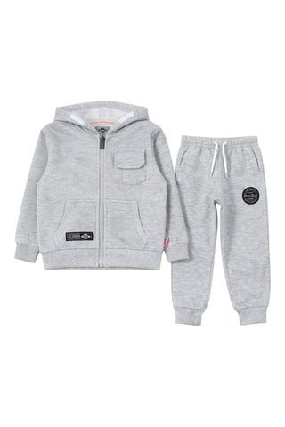 Sweater met Capuchon en Joggingbroek - Grijs