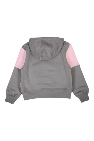 Sweater met Capuchon - Grijs en roze