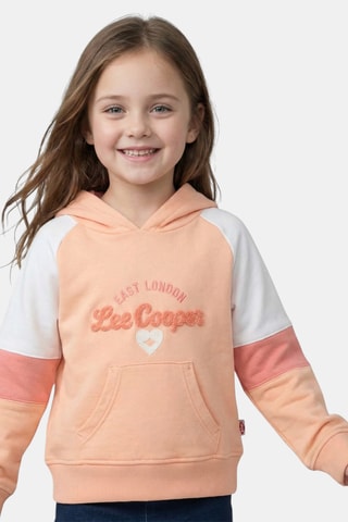 Sweater met Capuchon - Wit en roze