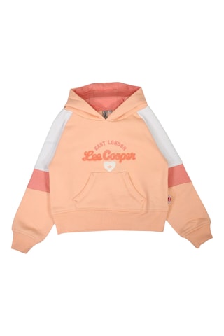 Sweater met Capuchon - Wit en roze