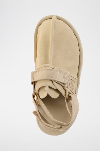 Zuecos de nobuk Beatnik - Beige