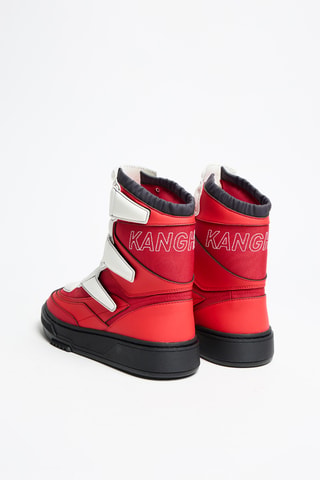 Botas Club C LTD Moto High - Rojo y blanco