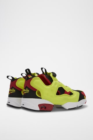 Slip-on Instapump Fury 94 - Verde flúor y rojo