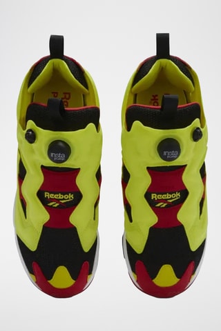 Slip-on Instapump Fury 94 - Verde flúor y rojo