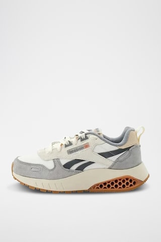 Zapatillas de nobuk Hexalite - Crudo y gris