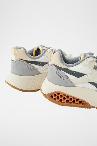 Zapatillas de nobuk Hexalite - Crudo y gris