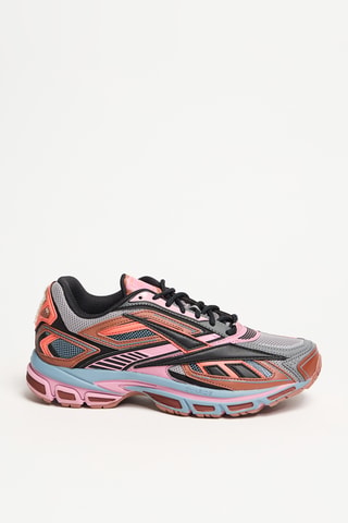 Zapatillas - Gris oscuro y rosa