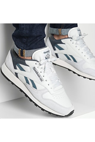 Zapatillas de piel Classic - Gris