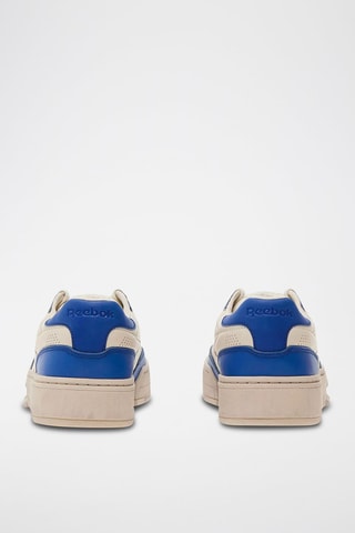 Zapatillas de piel Club LTD Vintage R - Blanco e índigo