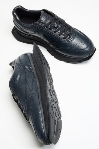 Zapatillas de piel Classic Leather LTD - Negro