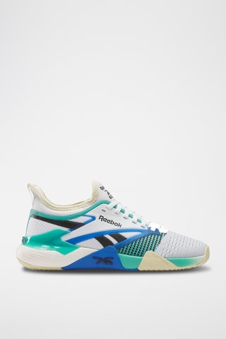 Zapatillas Nano - Blanco y turquesa