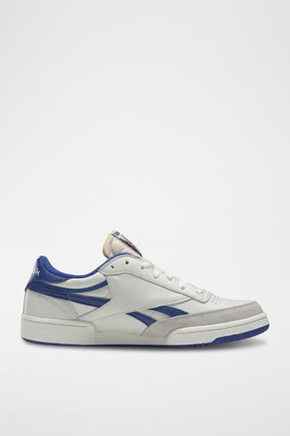 Zapatillas de piel y nobuk Club C Revenge Vintage - Blanco