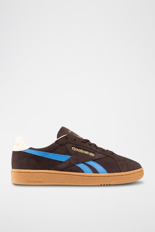 Zapatillas de nobuk Club C Grounds - Marrón oscuro y azul rey