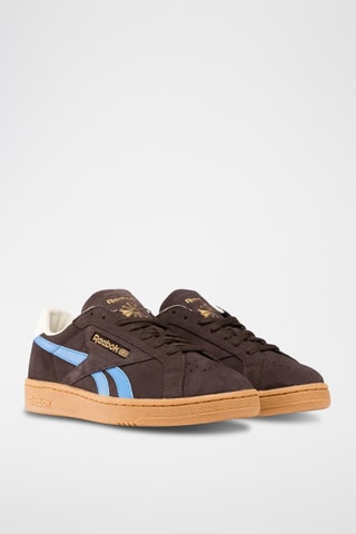 Zapatillas de nobuk Club C Grounds - Marrón oscuro y azul rey