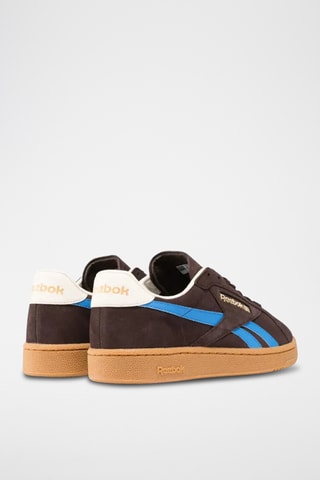 Zapatillas de nobuk Club C Grounds - Marrón oscuro y azul rey