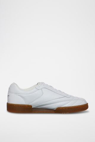Zapatillas de piel Cub C Terrace - Blanco y azul marino
