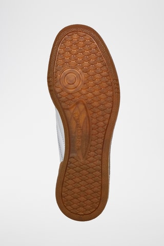 Zapatillas de piel Cub C Terrace - Blanco y azul marino