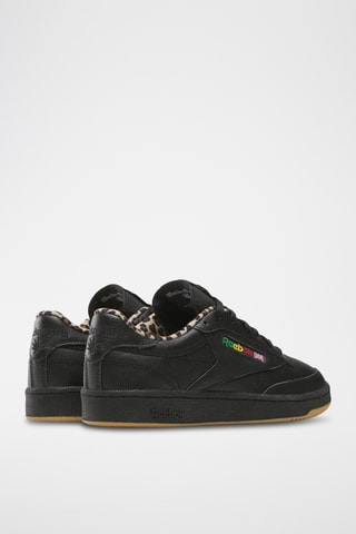 Zapatillas de piel Club C 85 - Negro