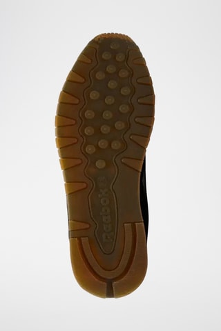 Zapatillas de piel - Negro y plateado