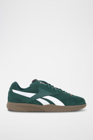 Zapatillas de nobuk Hammer Street - Verde oscuro y blanco