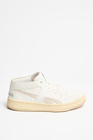 Zapatillas altas de piel Cut Vintage - Blanco
