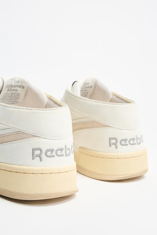 Zapatillas altas de piel Cut Vintage - Blanco