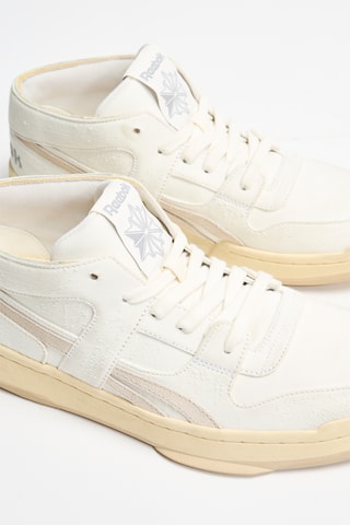 Zapatillas altas de piel Cut Vintage - Blanco