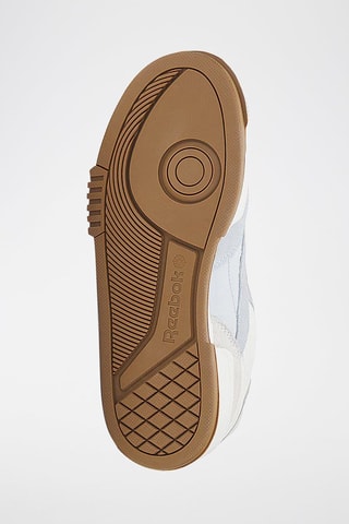 Zapatillas de piel Club LTD Vintage R - Blanco y azul