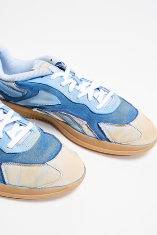 Zapatillas de piel Hammer Stranded Worn - Celeste