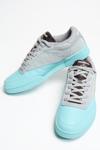 Zapatillas de piel Club C - Celeste