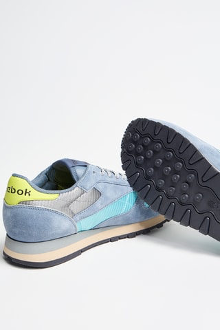 Zapatillas de piel Classic - Azul