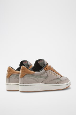 Zapatillas de piel Club C 5 - Beige