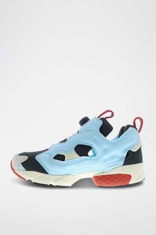 Zapatillas de nobuk Instapump Fury 94 - Celeste y negro - Reebok