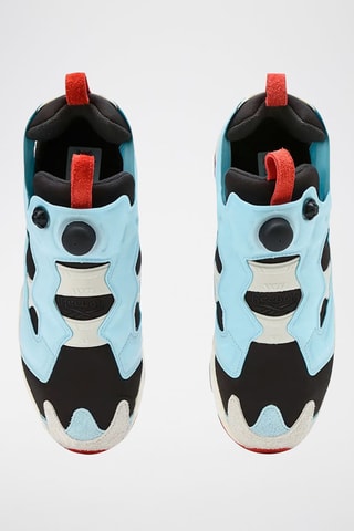 Zapatillas de nobuk Instapump Fury 94 - Celeste y negro - Reebok