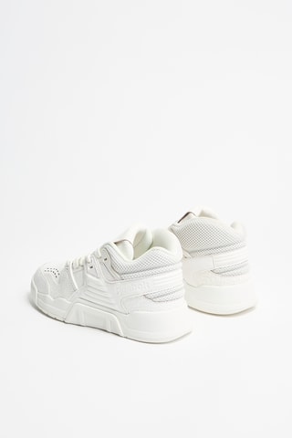 Zapatillas altas de piel - Blanco