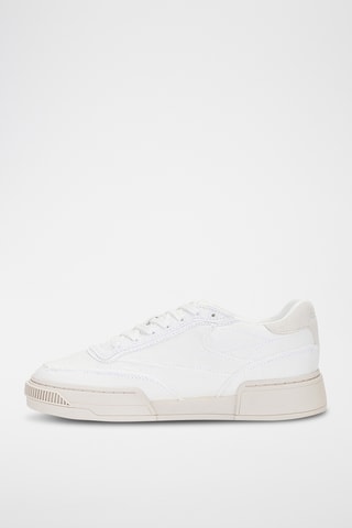 Zapatillas de piel - Blanco
