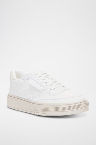 Zapatillas de piel - Blanco