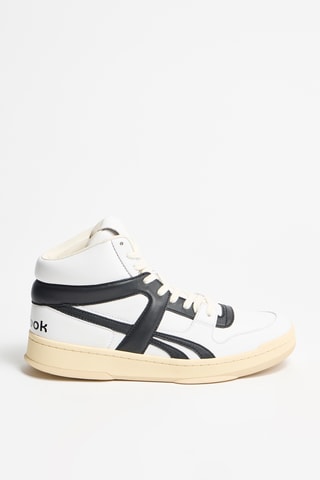 Zapatillas altas de piel BB5600 - Blanco
