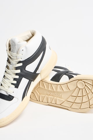 Zapatillas altas de piel BB5600 - Blanco