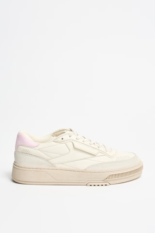 Zapatillas de piel Club LTD Vintage R - Crudo y rosa - Reebok