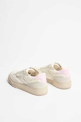 Zapatillas de piel Club LTD Vintage R - Crudo y rosa - Reebok