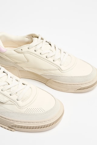 Zapatillas de piel Club LTD Vintage R - Crudo y rosa - Reebok