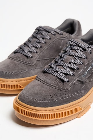 Zapatillas de piel Club C LTD Vintage R - Gris