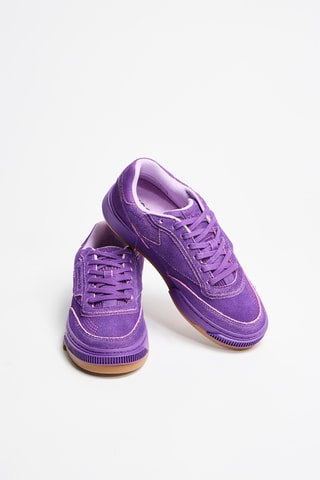 Zapatillas de nobuk Club C Ltd Vintage - Violeta