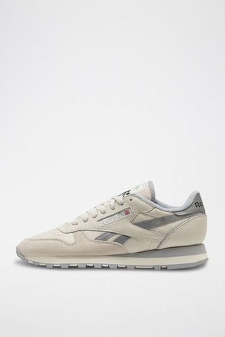 Zapatillas de piel Classic - Beige claro
