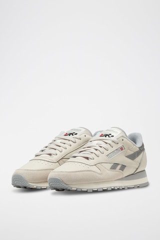Zapatillas de piel Classic - Beige claro