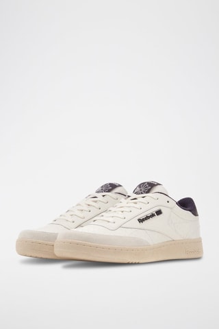 Zapatillas de skateboard de piel Club C - Blanco - Reebok