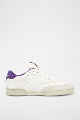 Zapatillas de skateboard de piel Club C - Blanco