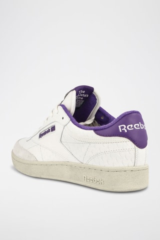 Zapatillas de skateboard de piel Club C - Blanco