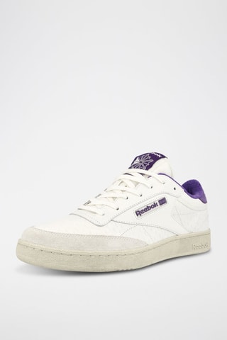 Zapatillas de skateboard de piel Club C - Blanco